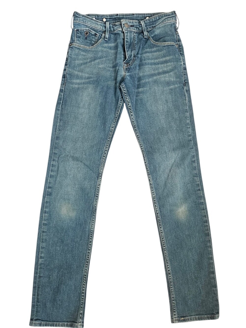 Levis 511 Slim Fit Engineered Style Y2K Jeans Button Detail Cinch Waist 27x30